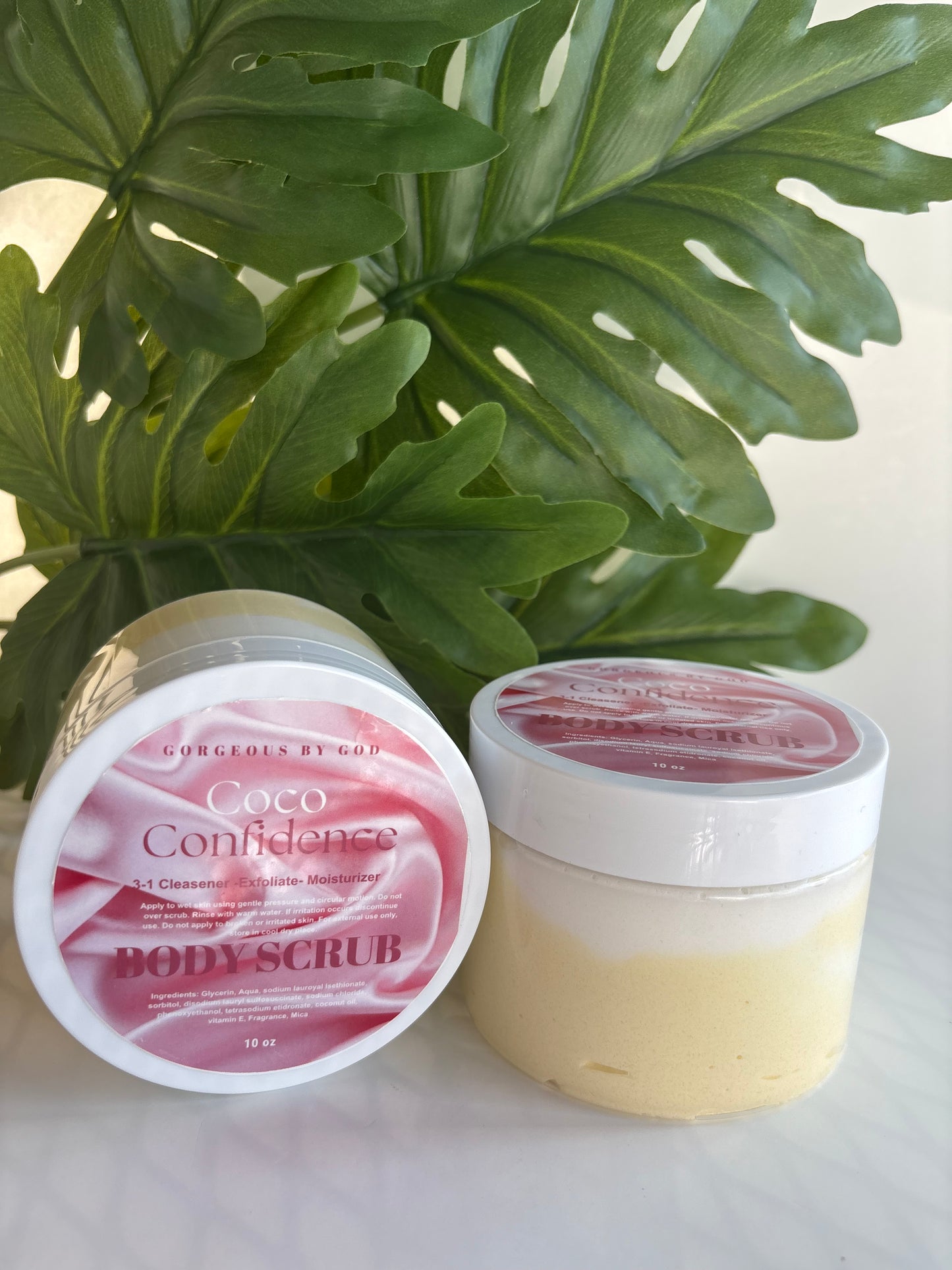 Coco confidence foaming body sugar scrub