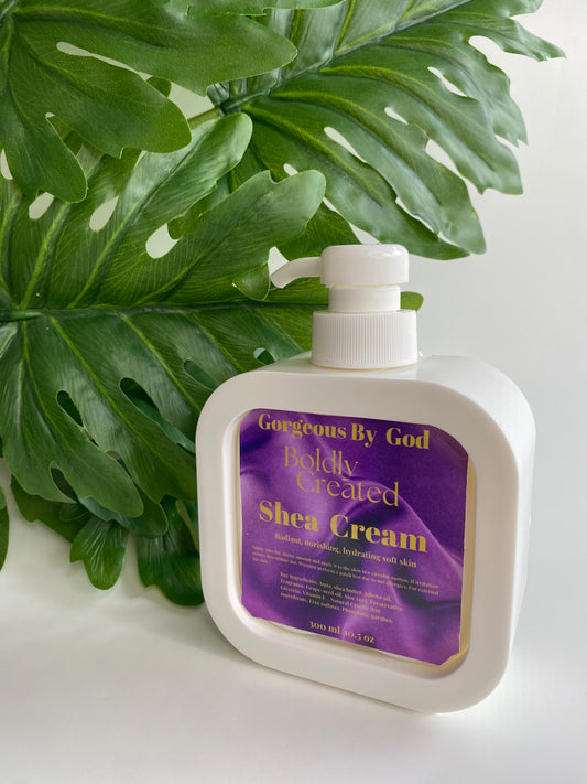 Boldly Created scented Shea Body Butter Cream