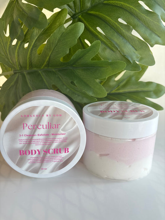 Perculiar foaming body sugar scrub